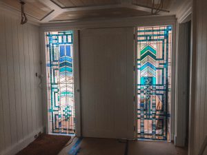 frank Lloyd Wright door panels