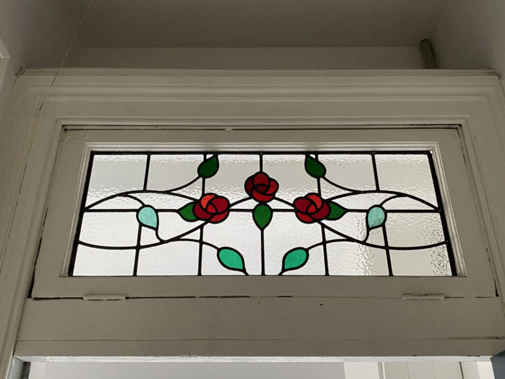 Federation leadlight / stained glass fanlight Sydney