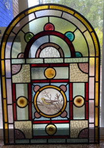 Restored Victorian stained glass / leadlight windows Birchgrove Sydney